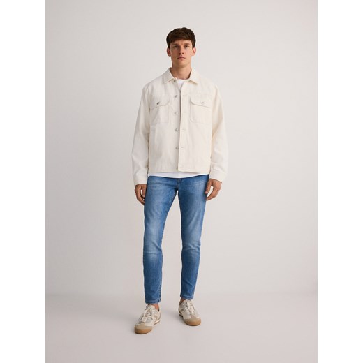 Reserved - Jeansy skinny z efektem sprania - niebieski ze sklepu Reserved w kategorii Jeansy męskie - zdjęcie 184292720