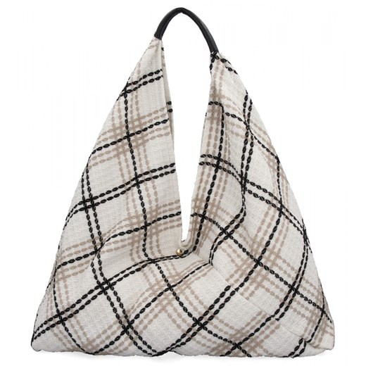Włoska Torebka Shopper bag w Modne Wzory 835 Multikolor ze sklepu PaniTorbalska w kategorii Torby Shopper bag - zdjęcie 184294443