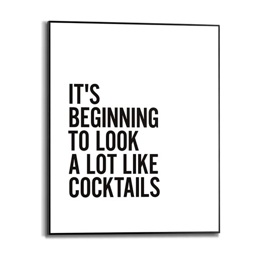 Orangewallz Druk artystyczny &quot;Like Cocktails&quot; w ramce - 40 x 50 cm ze sklepu Limango Polska w kategorii Obrazy - zdjęcie 184295180