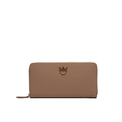Duży Portfel Damski Pinko Ryder Zip Around . AI 23-24 PCPL 100250 A0F1 Brązowy ze sklepu eobuwie.pl w kategorii Portfele damskie - zdjęcie 184295653