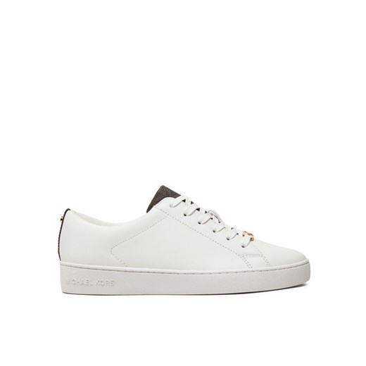 Sneakersy MICHAEL Michael Kors Keaton Lace Up 43R4KTFS2L Biały ze sklepu eobuwie.pl w kategorii Buty sportowe damskie - zdjęcie 184295674