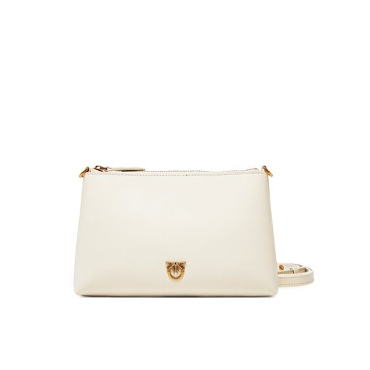 PINKO Torebka Flat Horizontal Mini PE 25 PCPL 104277 A0F1 Biały ze sklepu MODIVO w kategorii Listonoszki - zdjęcie 184295854