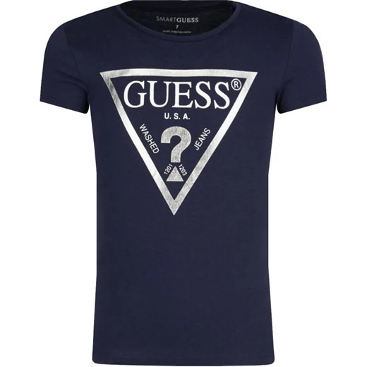 Guess T-shirt | Regular Fit ze sklepu Gomez Fashion Store w kategorii Bluzki dziewczęce - zdjęcie 184296222
