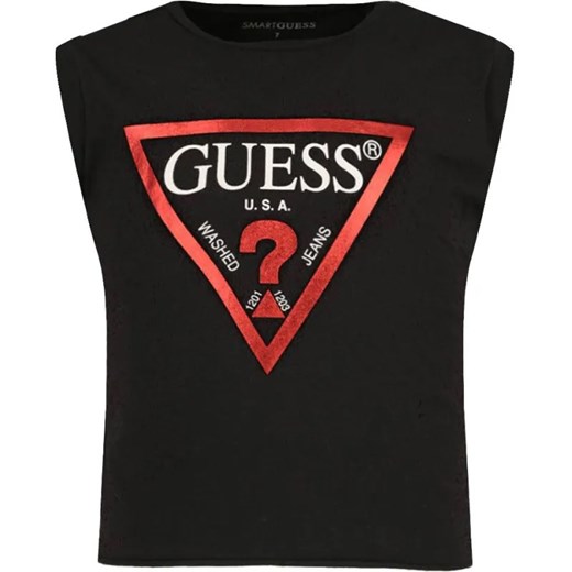 Guess T-shirt | Cropped Fit ze sklepu Gomez Fashion Store w kategorii Bluzki dziewczęce - zdjęcie 184296232