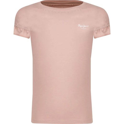 Pepe Jeans London T-shirt SHARON | Regular Fit ze sklepu Gomez Fashion Store w kategorii Bluzki dziewczęce - zdjęcie 184296330