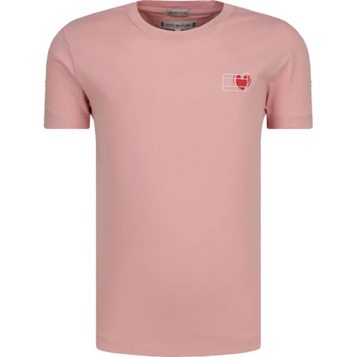 Tommy Hilfiger T-shirt VALENTINES DAY | Regular Fit ze sklepu Gomez Fashion Store w kategorii Bluzki dziewczęce - zdjęcie 184296333