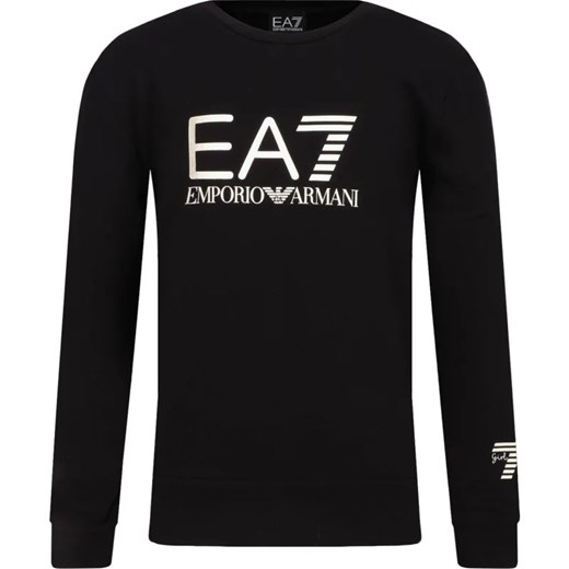 EA7 Bluza | Regular Fit ze sklepu Gomez Fashion Store w kategorii Bluzy dziewczęce - zdjęcie 184296420