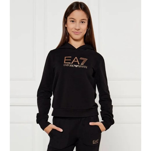 EA7 Bluza | Regular Fit ze sklepu Gomez Fashion Store w kategorii Bluzy dziewczęce - zdjęcie 184296461