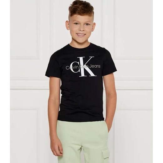 Calvin Klein Jeans T-shirt | Regular Fit ze sklepu Gomez Fashion Store w kategorii Bluzki dziewczęce - zdjęcie 184296471