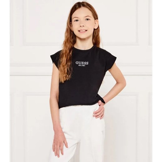 Guess T-shirt | Regular Fit ze sklepu Gomez Fashion Store w kategorii Bluzki dziewczęce - zdjęcie 184296551