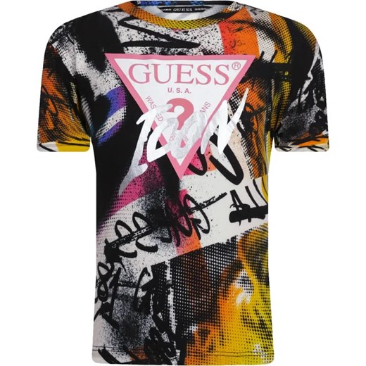 Guess T-shirt | Regular Fit ze sklepu Gomez Fashion Store w kategorii Bluzki dziewczęce - zdjęcie 184296552