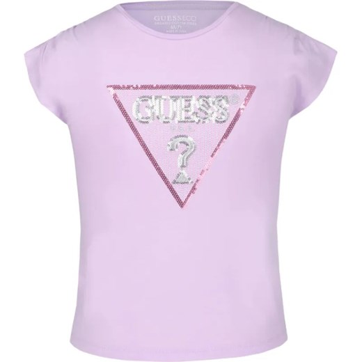 Guess T-shirt | Regular Fit ze sklepu Gomez Fashion Store w kategorii Bluzki dziewczęce - zdjęcie 184296594