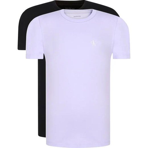 Calvin Klein Jeans T-shirt 2-pack | Slim Fit ze sklepu Gomez Fashion Store w kategorii Bluzki dziewczęce - zdjęcie 184296600
