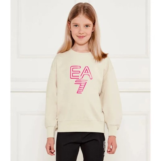 EA7 Bluza | Regular Fit ze sklepu Gomez Fashion Store w kategorii Bluzy dziewczęce - zdjęcie 184296623