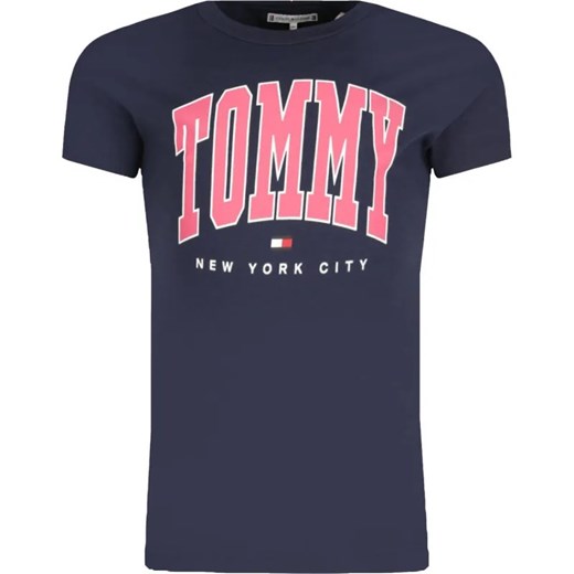 Tommy Hilfiger T-shirt | Regular Fit ze sklepu Gomez Fashion Store w kategorii Bluzki dziewczęce - zdjęcie 184296642