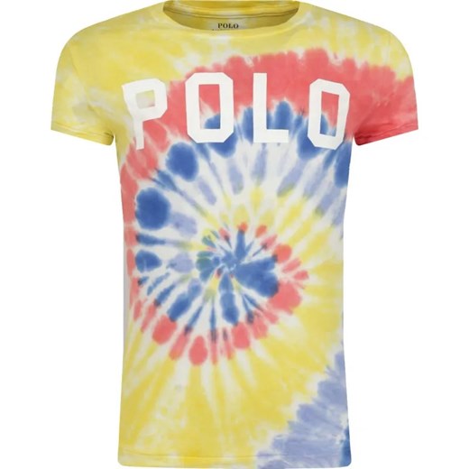 POLO RALPH LAUREN T-shirt | Regular Fit ze sklepu Gomez Fashion Store w kategorii Bluzki dziewczęce - zdjęcie 184296700