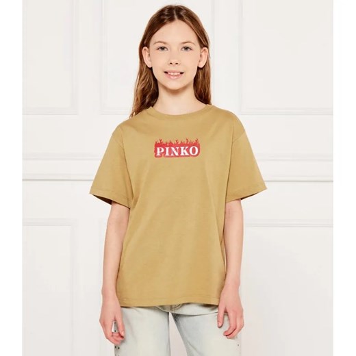 Pinko UP T-shirt | Oversize fit ze sklepu Gomez Fashion Store w kategorii Bluzki dziewczęce - zdjęcie 184296701