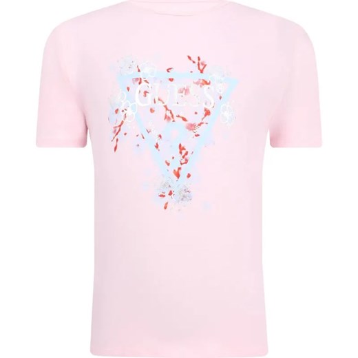 Guess T-shirt | Regular Fit ze sklepu Gomez Fashion Store w kategorii Bluzki dziewczęce - zdjęcie 184296742