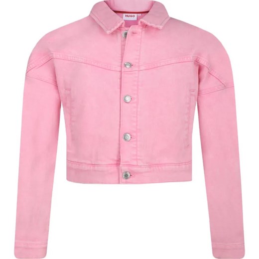HUGO KIDS Kurtka jeansowa | Cropped Fit ze sklepu Gomez Fashion Store w kategorii Kurtki dziewczęce - zdjęcie 184296833