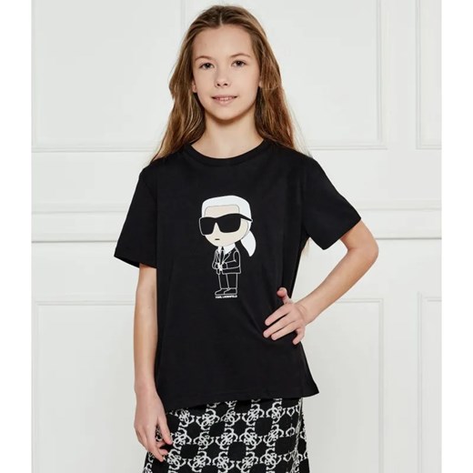 Karl Lagerfeld Kids T-shirt | Regular Fit ze sklepu Gomez Fashion Store w kategorii Bluzki dziewczęce - zdjęcie 184296853