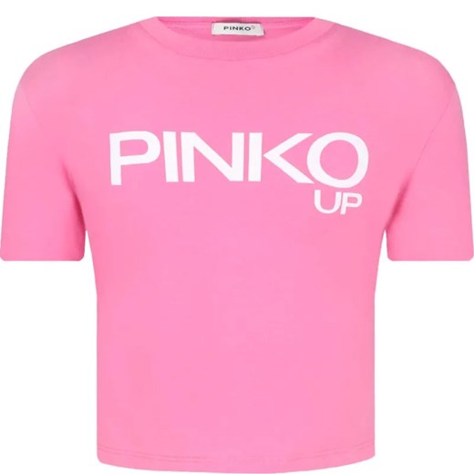 Pinko UP T-shirt JERSEY | Cropped Fit ze sklepu Gomez Fashion Store w kategorii Bluzki dziewczęce - zdjęcie 184296864