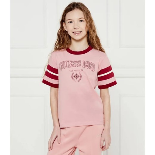 GUESS ACTIVE T-shirt MINIME | Regular Fit ze sklepu Gomez Fashion Store w kategorii Bluzki dziewczęce - zdjęcie 184296872