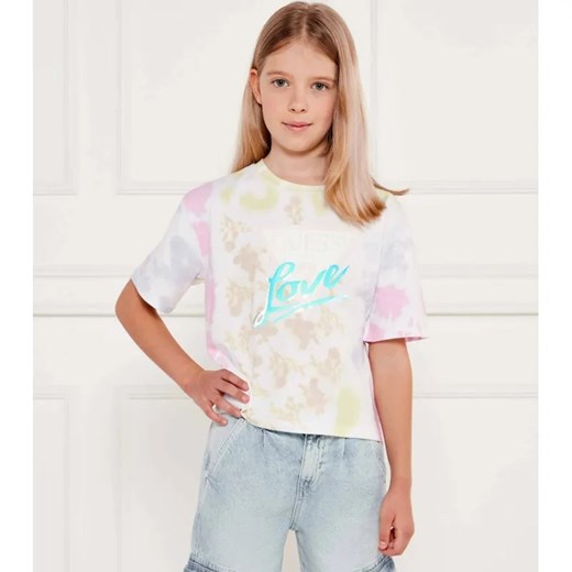 Guess T-shirt | Regular Fit ze sklepu Gomez Fashion Store w kategorii Bluzki dziewczęce - zdjęcie 184296921