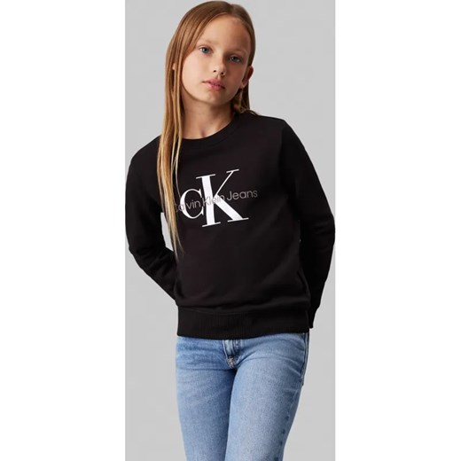 Calvin Klein Jeans Bluza TERRY | Regular Fit ze sklepu Gomez Fashion Store w kategorii Bluzy dziewczęce - zdjęcie 184296942