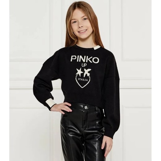 Pinko UP Sweter | Regular Fit ze sklepu Gomez Fashion Store w kategorii Swetry dziewczęce - zdjęcie 184296943