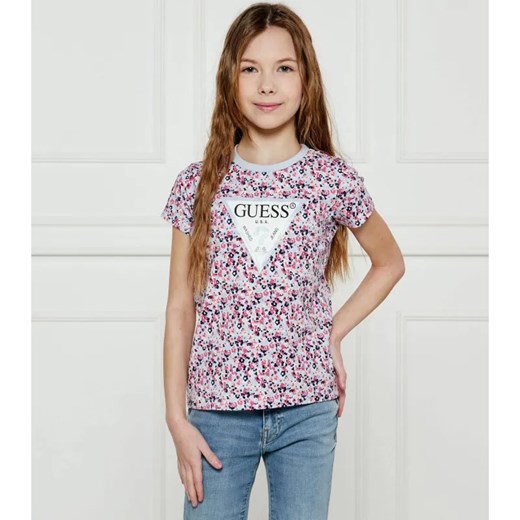 Guess T-shirt | Regular Fit ze sklepu Gomez Fashion Store w kategorii Bluzki dziewczęce - zdjęcie 184296980