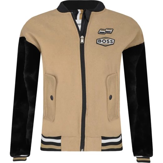 BOSS Kidswear Kurtka bomber | Regular Fit | z dodatkiem wełny ze sklepu Gomez Fashion Store w kategorii Kurtki dziewczęce - zdjęcie 184296994