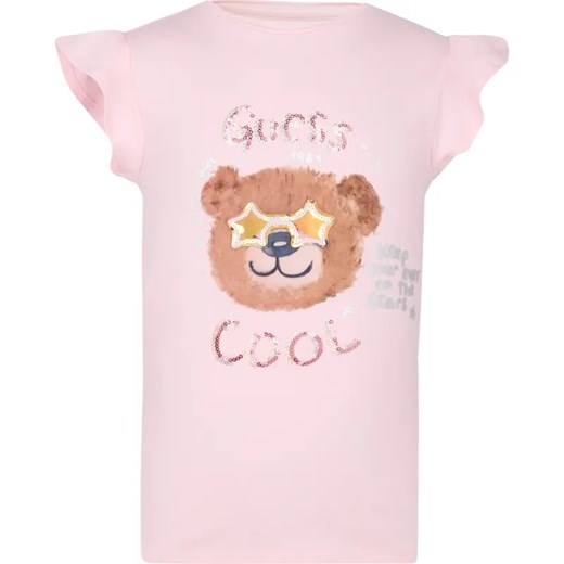 Guess T-shirt | Regular Fit ze sklepu Gomez Fashion Store w kategorii Bluzki dziewczęce - zdjęcie 184297013