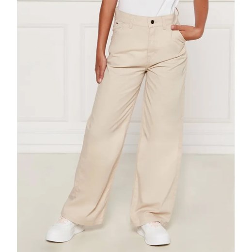 Tommy Hilfiger Spodnie MABEL | flare fit ze sklepu Gomez Fashion Store w kategorii Spodnie dziewczęce - zdjęcie 184297043