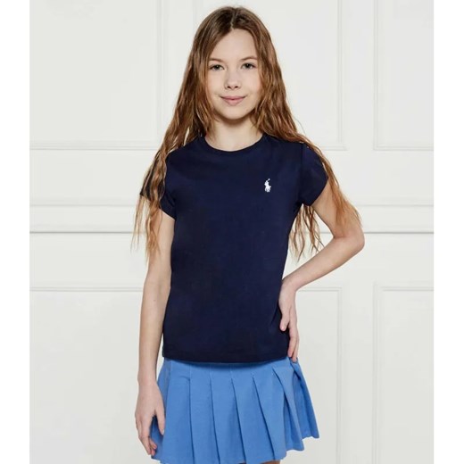POLO RALPH LAUREN T-shirt | Regular Fit ze sklepu Gomez Fashion Store w kategorii Bluzki dziewczęce - zdjęcie 184297100