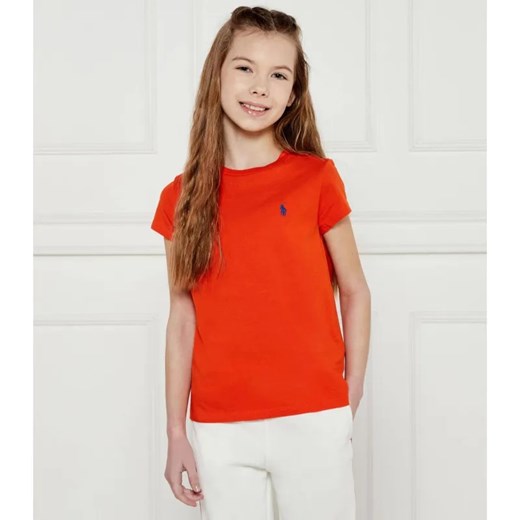 POLO RALPH LAUREN T-shirt | Regular Fit ze sklepu Gomez Fashion Store w kategorii Bluzki dziewczęce - zdjęcie 184297104
