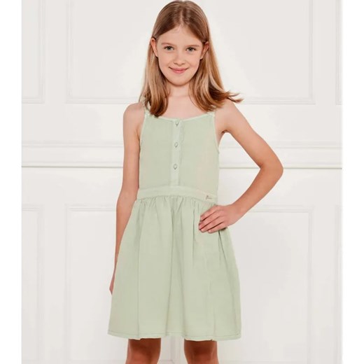 Guess Sukienka | z dodatkiem lnu Guess 164 wyprzedaż Gomez Fashion Store