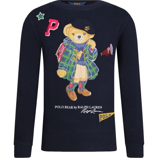 POLO RALPH LAUREN Bluza BEARCNFLEECE | Regular Fit ze sklepu Gomez Fashion Store w kategorii Bluzy dziewczęce - zdjęcie 184297220