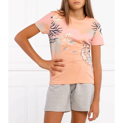 KENZO KIDS T-shirt | Regular Fit ze sklepu Gomez Fashion Store w kategorii Bluzki dziewczęce - zdjęcie 184297230