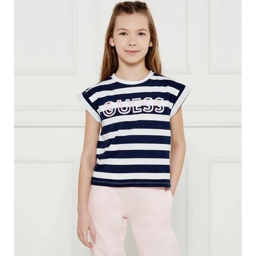 Guess T-shirt | Regular Fit ze sklepu Gomez Fashion Store w kategorii Bluzki dziewczęce - zdjęcie 184297283
