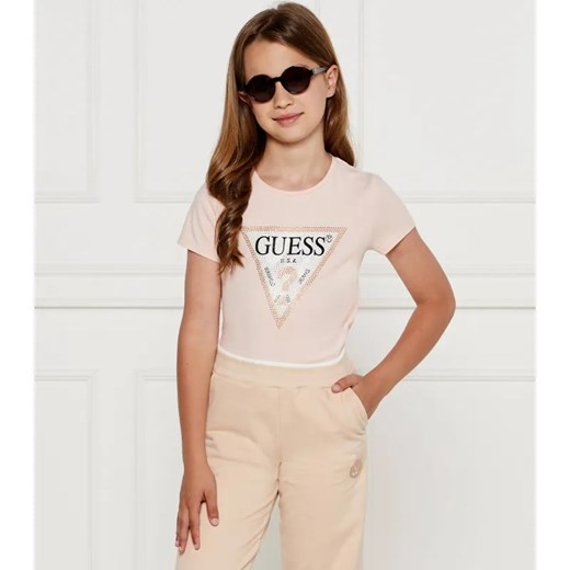 Guess T-shirt | Regular Fit ze sklepu Gomez Fashion Store w kategorii Bluzki dziewczęce - zdjęcie 184297310
