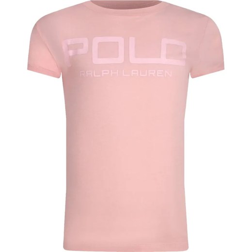 POLO RALPH LAUREN T-shirt | Regular Fit ze sklepu Gomez Fashion Store w kategorii Bluzki dziewczęce - zdjęcie 184297311