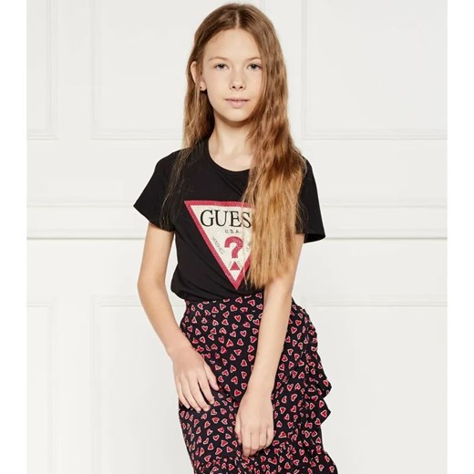 Guess T-shirt | Regular Fit ze sklepu Gomez Fashion Store w kategorii Bluzki dziewczęce - zdjęcie 184297320