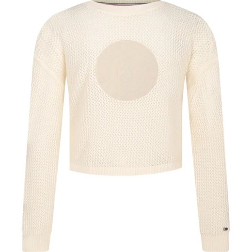 Tommy Hilfiger Sweter | Cropped Fit Tommy Hilfiger 164 okazyjna cena Gomez Fashion Store