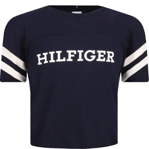 Tommy Hilfiger T-shirt | Cropped Fit ze sklepu Gomez Fashion Store w kategorii Bluzki dziewczęce - zdjęcie 184297361