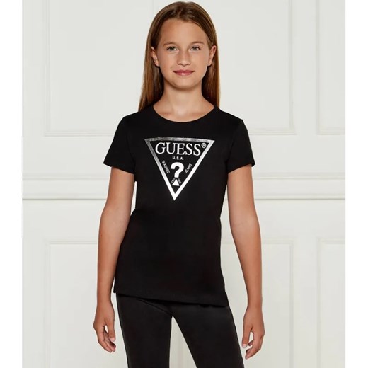 Guess T-shirt | Regular Fit ze sklepu Gomez Fashion Store w kategorii Bluzki dziewczęce - zdjęcie 184297380