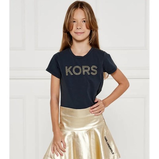 Michael Kors KIDS T-shirt | Regular Fit ze sklepu Gomez Fashion Store w kategorii Bluzki dziewczęce - zdjęcie 184297381