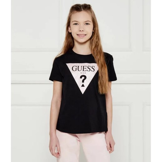 Guess T-shirt | Regular Fit ze sklepu Gomez Fashion Store w kategorii Bluzki dziewczęce - zdjęcie 184297410