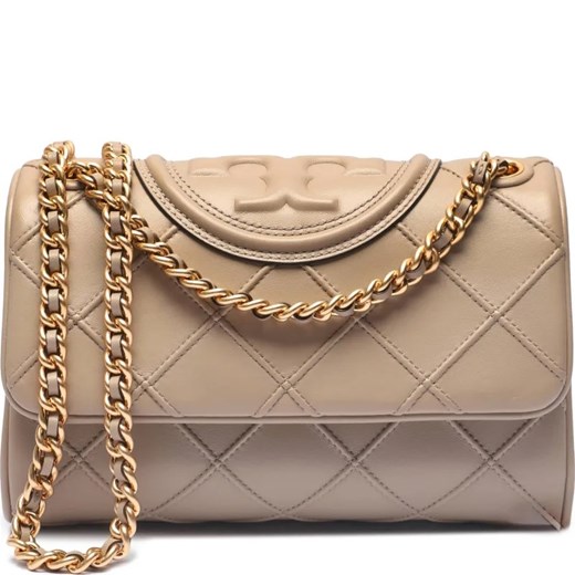 TORY BURCH Skórzana torebka na ramię Fleming ze sklepu Gomez Fashion Store w kategorii Listonoszki - zdjęcie 184297491