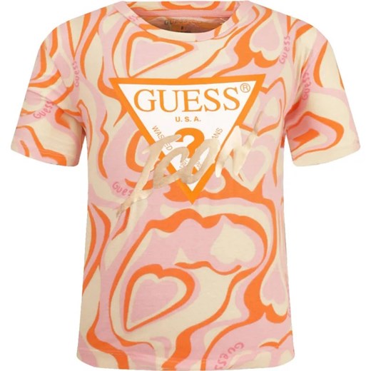 Guess T-shirt | Cropped Fit ze sklepu Gomez Fashion Store w kategorii Bluzki dziewczęce - zdjęcie 184297494