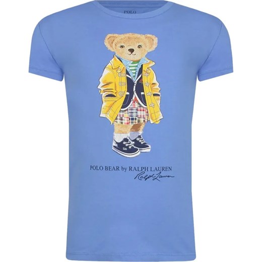 POLO RALPH LAUREN T-shirt | Regular Fit ze sklepu Gomez Fashion Store w kategorii Bluzki dziewczęce - zdjęcie 184297572